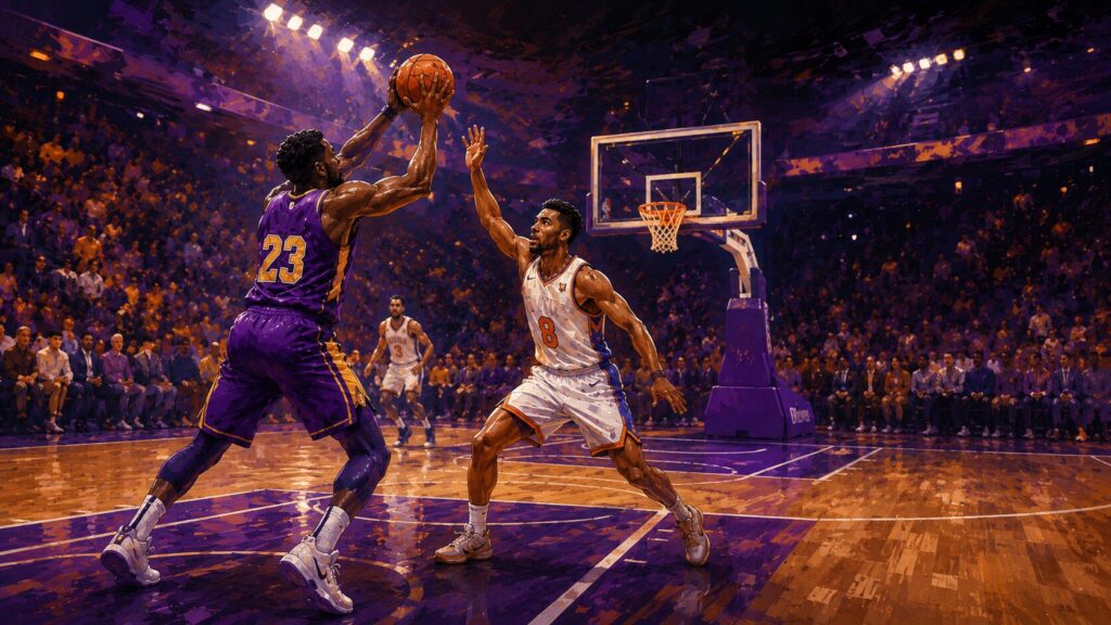 Línea de puntos en baloncesto: lectura básica de totales antes del partido